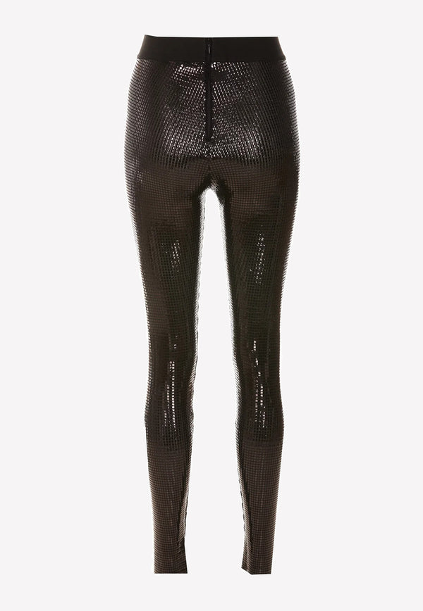 Dolce 
Gabbana Sequin Embellished Leggings Black FTCNNT FUGOM N0000