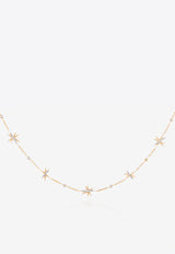 Diamond Splash Collection Necklace in 18-karat Yellow Gold and White Diamonds