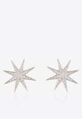 Sparkle Collection Earrings in 18-karat White Gold with White Diamonds