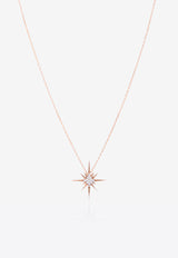 Sparkle Collection Necklace in 18-karat Rose Gold with White Diamonds