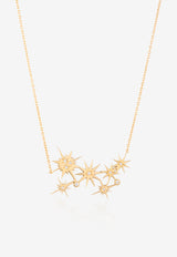 Sparkle Collection Necklace in 18-karat Yellow Gold with White Diamonds