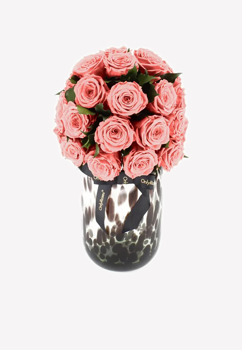 OnlyRoses Large Infinite Rose Florence Flamingo 