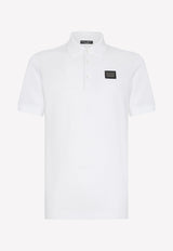 Dolce 
Gabbana Logo-Plaque Polo T-shirt White G8PL4T G7F2H W0800