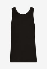 Dolce 
Gabbana Printed Re-edition Tank Top Black 