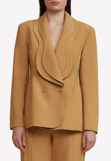 Acler Oatley Tailored Blazer Caramel