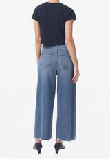 Agolde Dagna High-Rise Baggy Jeans Blue