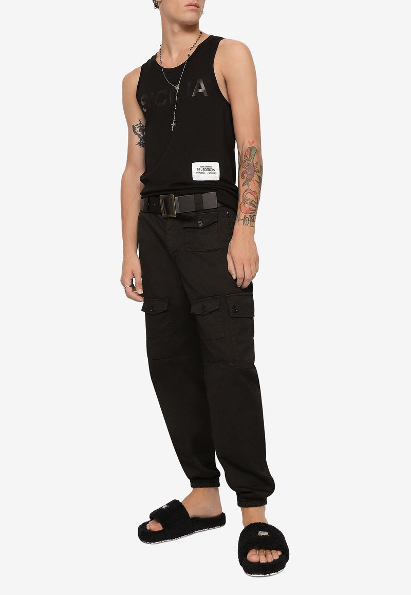 Dolce 
Gabbana Carrot-Cut Cargo Pants Black GV1VHT G8IS4 N0000