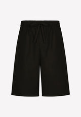 Dolce 
Gabbana Logo Tag Bermuda Shorts GV37AT GF855 N0000 Black