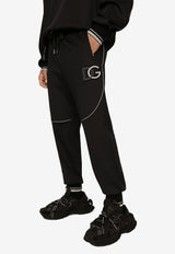 Dolce 
Gabbana Logo Monogram Track Pants Black GVSCAZ FUGK6 N0000