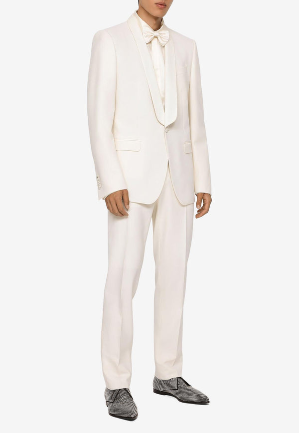 Dolce 
Gabbana Wool Tailored Pants White GWZXMT GF816 W0001