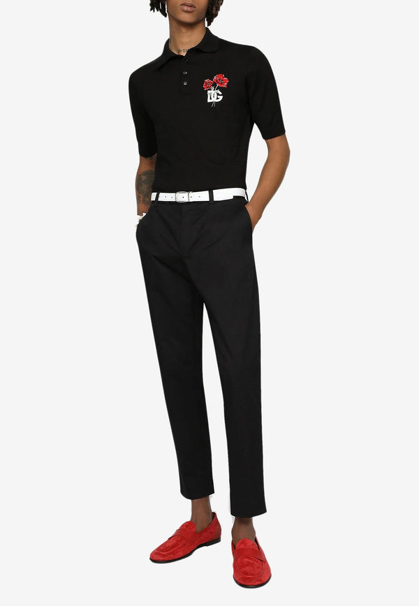 Dolce 
Gabbana Stretch Chino Pants Black GY6IET FUFJR N0000