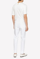 Dolce 
Gabbana Stretch Chino Pants GY6IET FUFJR W0800 White