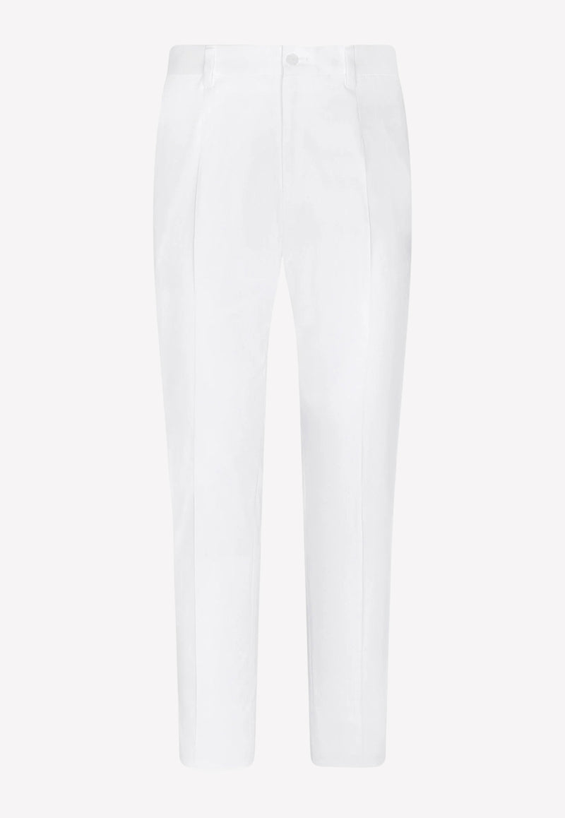 Dolce 
Gabbana Stretch Chino Pants GY6IET FUFJR W0800 White