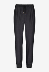 Dolce 
Gabbana Wool Track Pants Blue GYUGET GF515 B0339