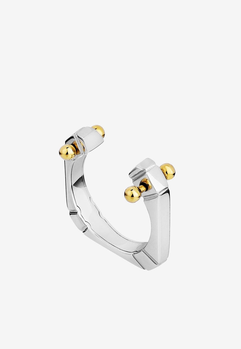 EÉRA Special Order - Hug Ring in 18k Gold White Gold HURIPL01U1