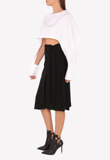 Chalayan Wrap Tie Skirt WK212FK408 Black