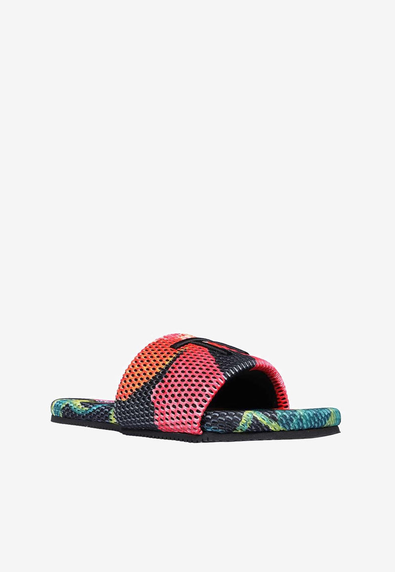 Tom Ford Mesh Printed Slides J1376-INE001N 1R035 Multicolor