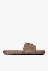 Tom Ford Harrison Mesh Slides J1376-TNE006N 1B025 Brown