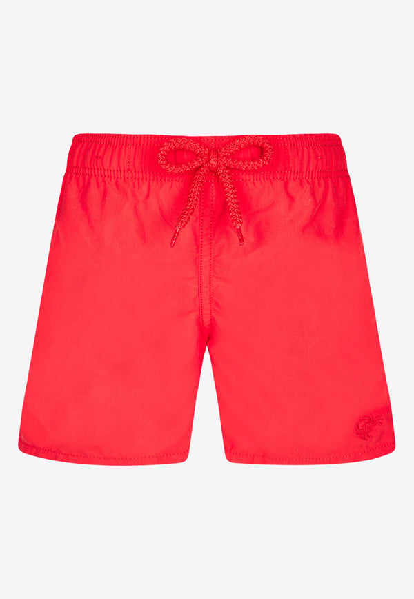 Vilebrequin Boys Jim Water-Reactive Crabs 
Shrimps Swim Shorts JIMU3D53-201 Red