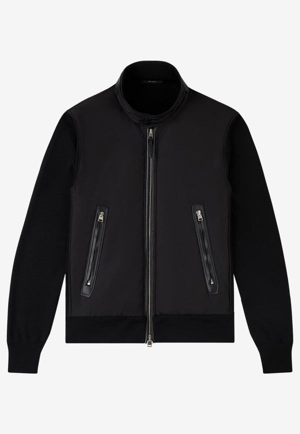 Tom Ford Harrington Zip-Up Jacket KZY005-YMW012S23 LB999 Black