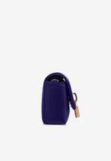 Satin Padlock Clutch Bag Purple L1591T-TSA001 U6022