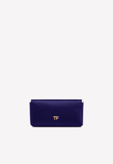 Satin Padlock Clutch Bag Purple L1591T-TSA001 U6022