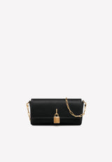 Satin Padlock Clutch Bag Black L1591T-TSA001 U9000