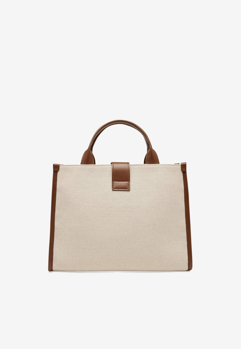 Tom Ford Medium Tara Canvas Tote Bag Beige L1631-TCN029G 3BB02