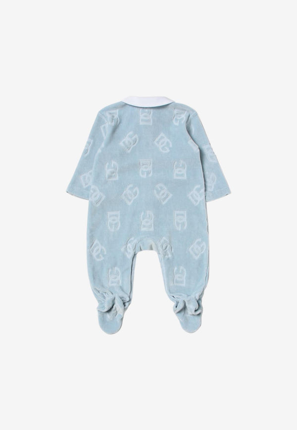 Dolce 
Gabbana Kids Baby Boys Logo Baby Grow Blue L1JO4U G7G3Y B0276