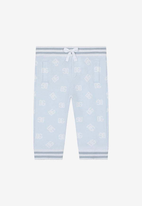 Dolce 
Gabbana Kids Baby Boys All-Over Logo Monogram Pants Blue L1JPT0 G7I4K H3VAW