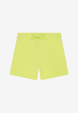 Dolce 
Gabbana Kids Baby Boys Logo-Embroidered Shorts Yellow L1JQH5 G7H6I V0334