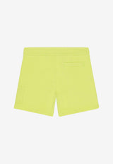 Dolce 
Gabbana Kids Baby Boys Logo-Embroidered Shorts Yellow L1JQH5 G7H6I V0334