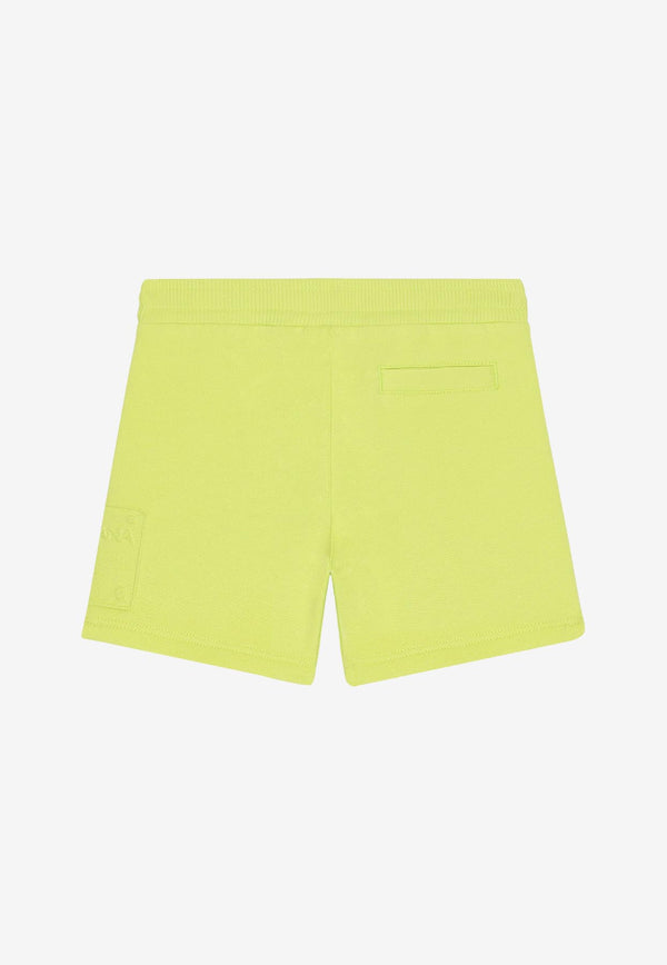 Dolce 
Gabbana Kids Baby Boys Logo-Embroidered Shorts Yellow L1JQH5 G7H6I V0334