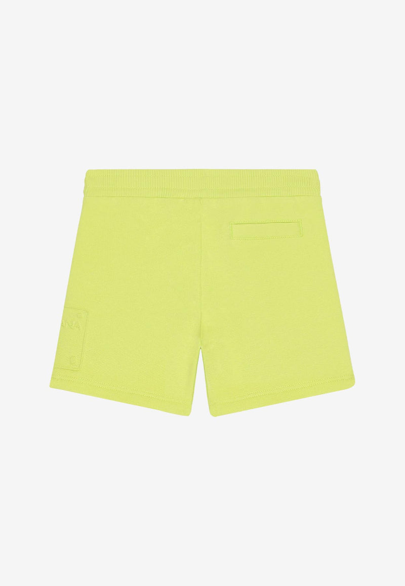 Dolce 
Gabbana Kids Baby Boys Logo-Embroidered Shorts Yellow L1JQH5 G7H6I V0334