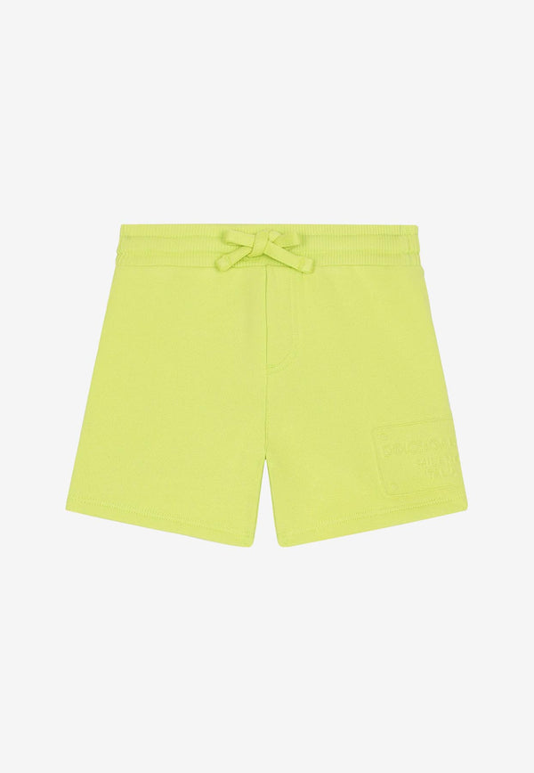 Dolce 
Gabbana Kids Baby Boys Logo-Embroidered Shorts Yellow L1JQH5 G7H6I V0334