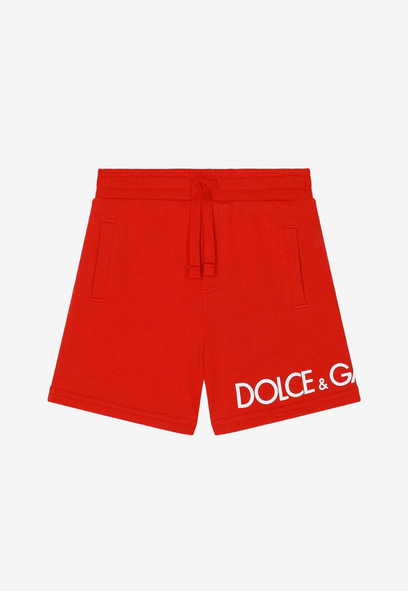 Dolce 
Gabbana Kids Baby Boys Logo-Print Shorts Red L1JQH5 G7IXP R0156