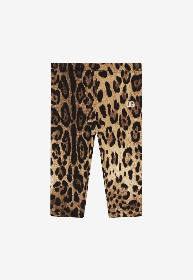 Dolce 
Gabbana Kids Baby Leopard-Print Leggings Brown L2JP8E G7G4J HX93M