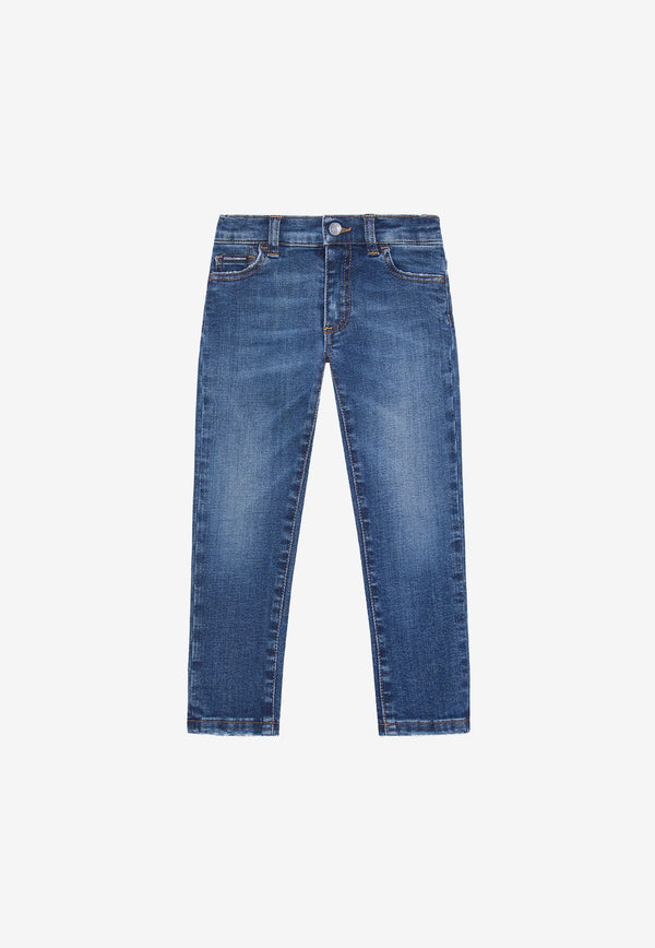 Dolce 
Gabbana Kids Boys Straight Jeans Blue L41F96 LD725 B9110