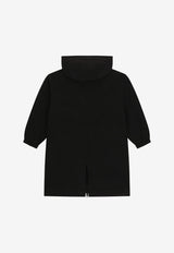 Dolce 
Gabbana Kids Boys Oversized Zip-Up Jacket Black L42C20 G7H3E N0000