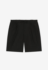 Dolce 
Gabbana Kids Boys Logo Plaque Shorts Black L42Q95 FUFIP N0000