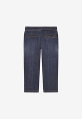 Dolce 
Gabbana Kids Boys Drawstring Jeans Blue L43P02 LD946 B0339