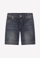 Dolce 
Gabbana Kids Boys Washed Denim Shorts Blue L43Q03 LDA52 S9000