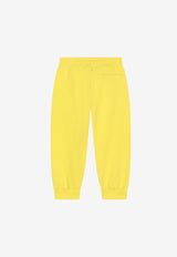 Dolce 
Gabbana Kids Girls Logo-Patch Track Pants Yellow L4JPBX G7H3A A0177