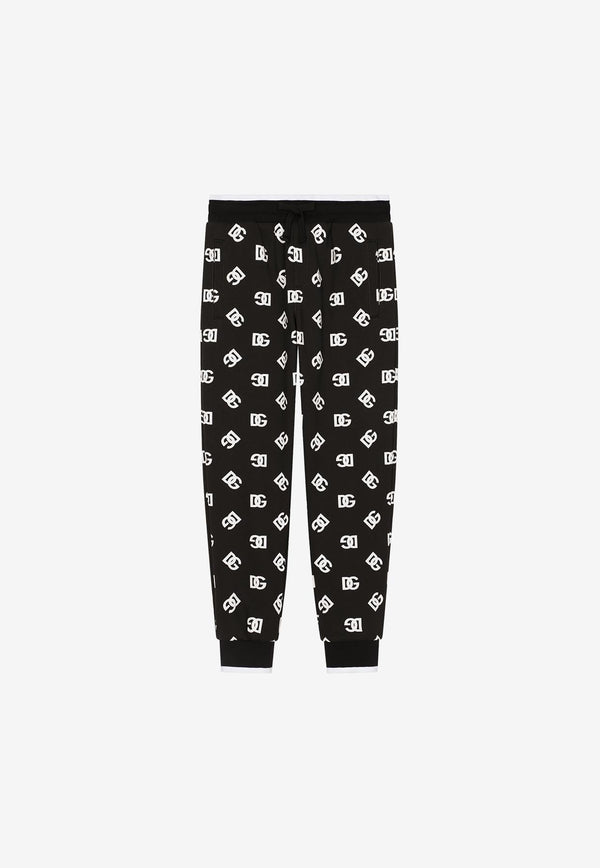 Dolce 
Gabbana Kids Girls Logo-Print Track Pants Black L4JPGD HS7JG HNVAA