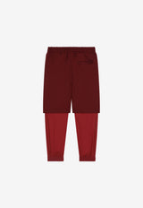 Dolce 
Gabbana Kids Boys Jogging Pants with Shorts Red L4JPHF G7H7V R2723