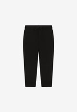 Dolce 
Gabbana Kids Girls Logo-Patch Track Pants Black L4JPT0 G7I2P N0000