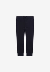 Dolce 
Gabbana Kids Boys Logo Plate Track Pants L4JPT0 G7OLJ B3681 Navy