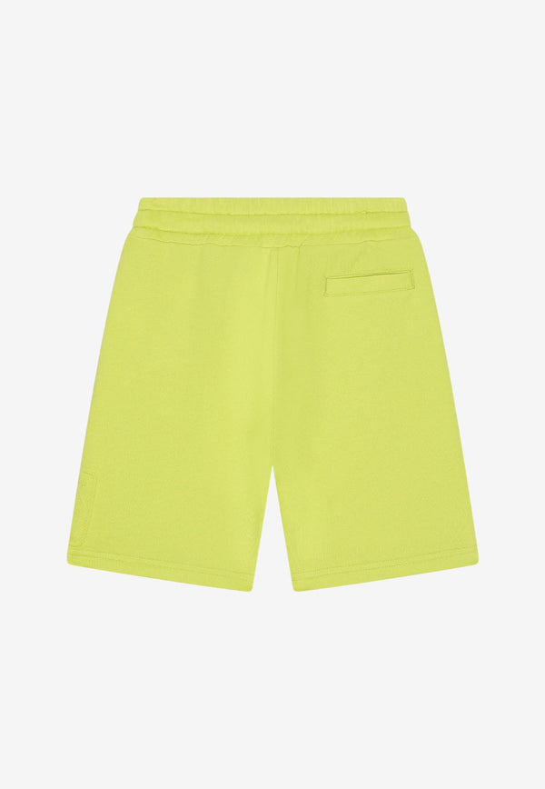 Dolce 
Gabbana Kids Girls Logo-Patch Bermuda Shorts Yellow L4JQF0 G7H6L V0334