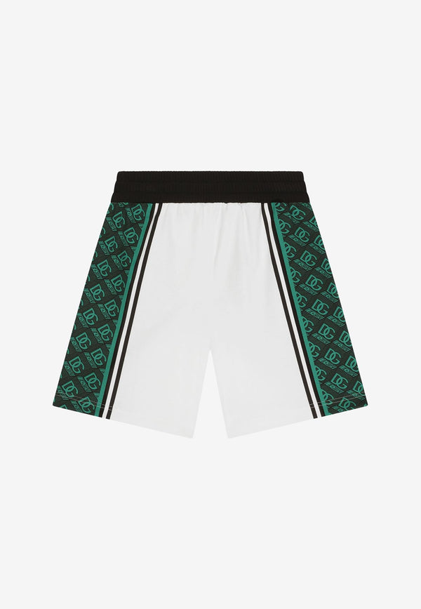 Dolce 
Gabbana Kids Boys Logo-Print Sports Shorts White L4JQN8 G7HWN HV4IK