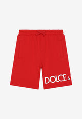 Dolce 
Gabbana Kids Girls Logo-Print Shorts Red L4JQP2 G7IXP R0156